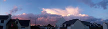 Cumulonimbus on the sunset